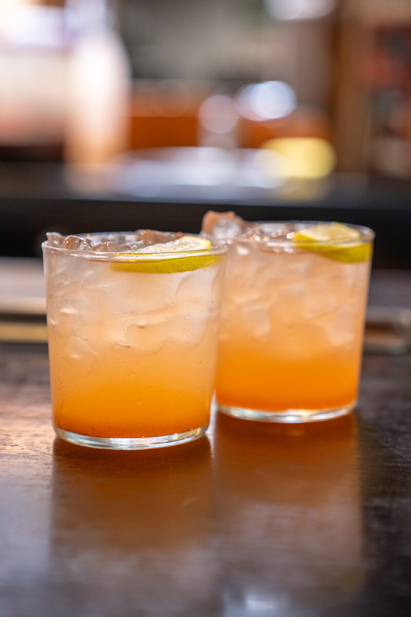 Signature cocktails at Rising Sun Workshop