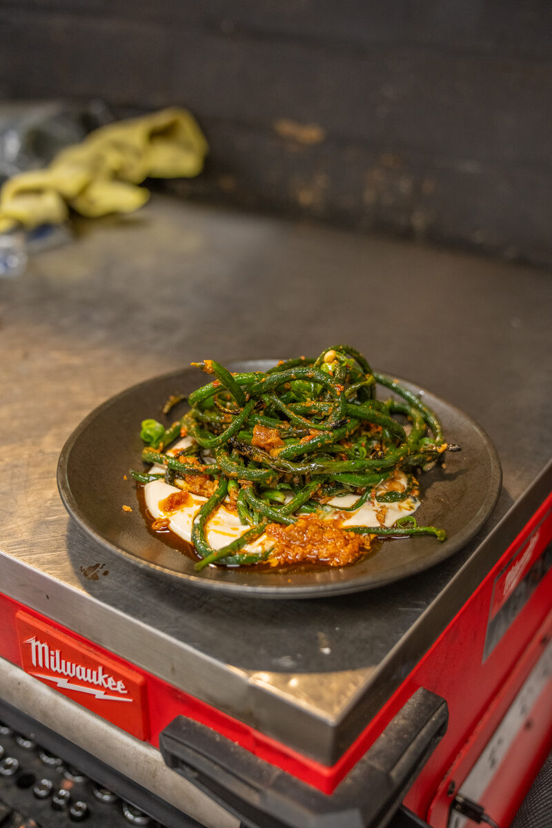 Grilled kushiyaki dish